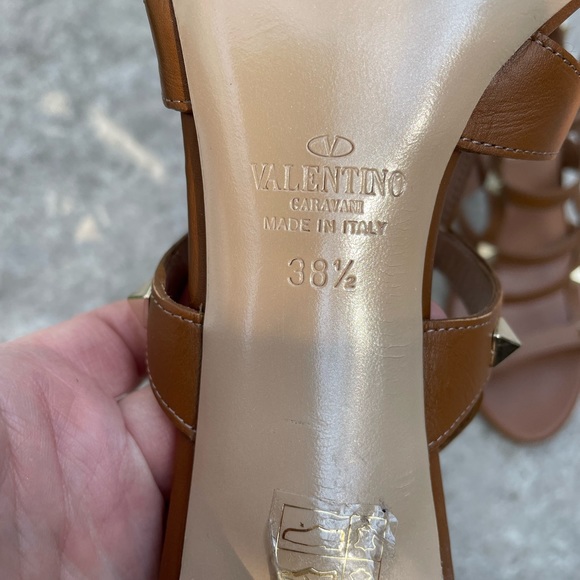 Valentino Rockstud Caged Gladiator Stiletto Sandals, size 38.5 - Picture 8 of 11